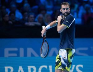 Cilic vann en poäng.